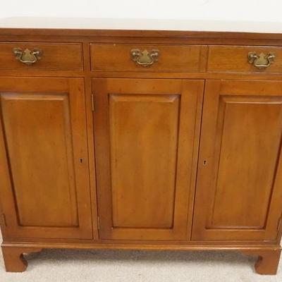 1062	KITTINGER OLD DOMINION CABINET SERIAL NO. 2306-FWA, HAS TWO DRAWERS & THREE BLIND DOORS 
