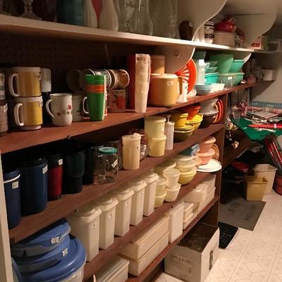 Vintage Tupperware, Mugs, Vases & More