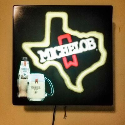 Lighted Michelob Sign