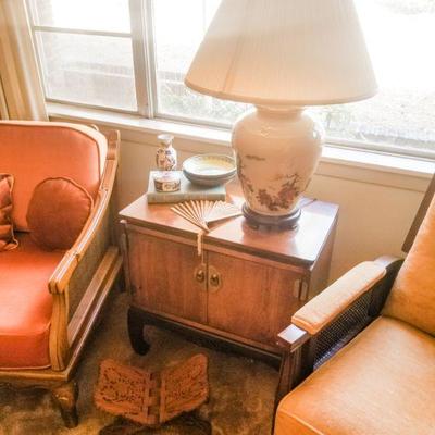 Great Side Table and Lamp