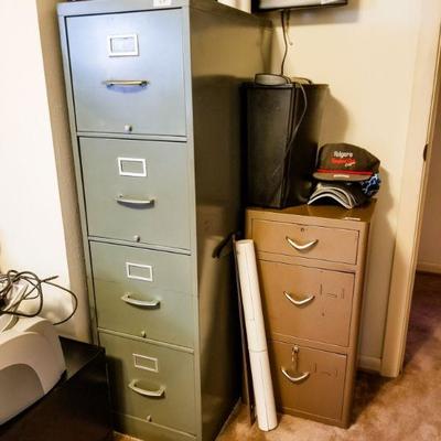File Cabinets, Smaller Cabinet w/Key