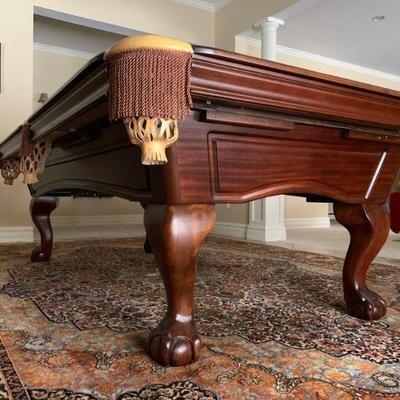 Eight Foot Pool Table by Beach 