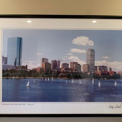 Signed Boston Harbor Print 