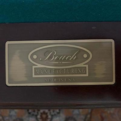 Eight Foot Pool Table by Beach 
