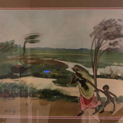 Original Watercolor, Signed 