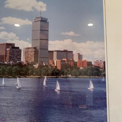 Signed Boston Harbor Print 