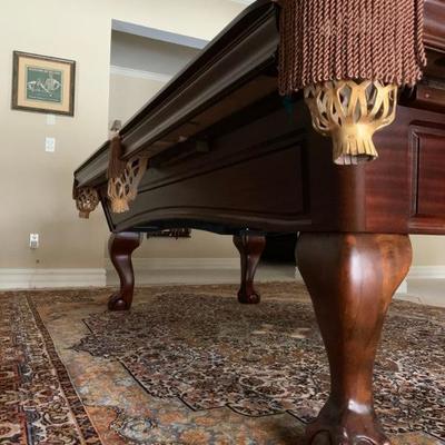 Eight Foot Pool Table by Beach 