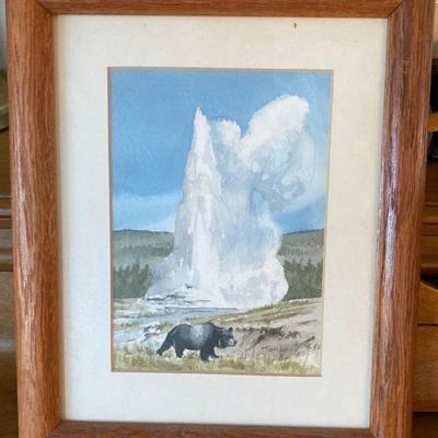 Tooby Burton Yellowstone Park