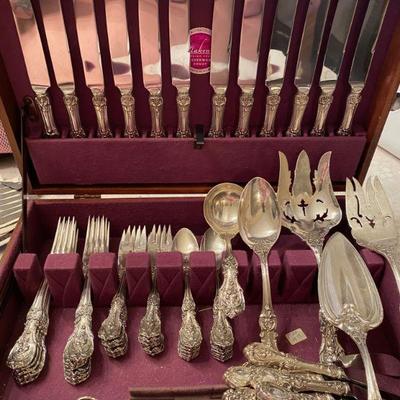 Reed and Barton 71 piece STERLING SILVER Set. accepting bids and offers (please reasonable/serious offers only)  FRANCIS FIRST Pattern
