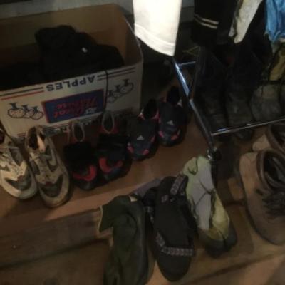Men Adidas bike shoes, camping shoes and more. Men's shoe size 11.