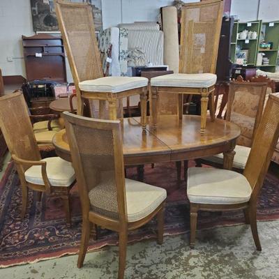 MCM Walnut Table & Chairs
