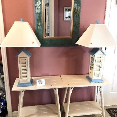 FOUR Southern Lifestyles Cottage White Occasional/Side Tables - $75 EACH