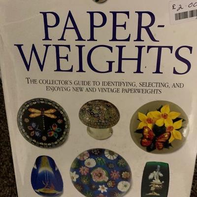 Paperweight collector book-$10