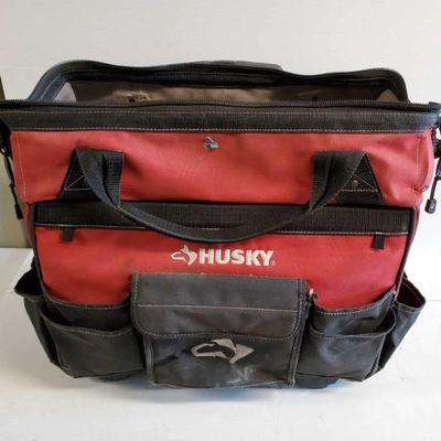 8070: #8070 • Husky Rolling Handy Bag w/ Various Hand tools