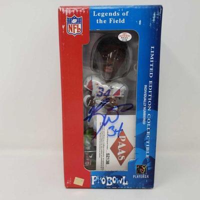 3732: NFL Legends of the Field Limited Edition Collectible Pro Bowl Autographed by Ricky Williams with PAAS and COA
NFL Legends of the...