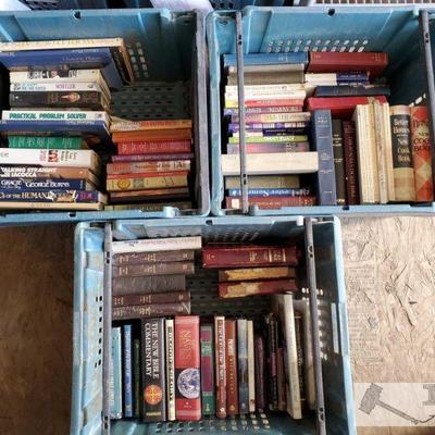 9005:mLarge Lot of Books
Large Lot of Books *Blue totes not included with sale*