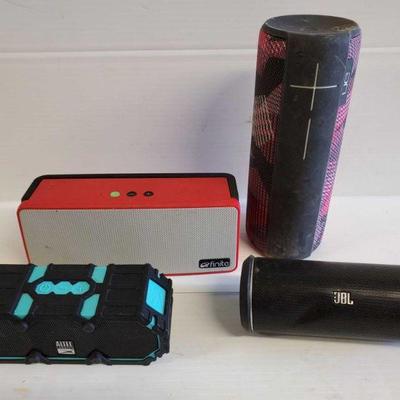 8032:	
JBL, UE, Finite & Altec Lansing Bluetooth speakers
JBL, UE, Finite & Altec Lansing Bluetooth spe