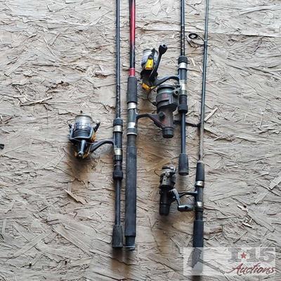 9501: 4 Fishing Rods and Reels
Brands include 2 Roddy Limited Edition, Stilstat CX50 and Shimano R1000