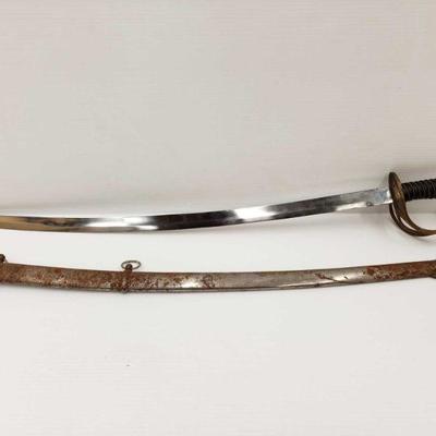 850: Vintage Replica of German WW1 Officers Sword with Scabbard
Overall length Approximately 40in