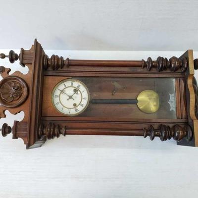 2123:Antique Wood Wall Clock
Measures approx. 7