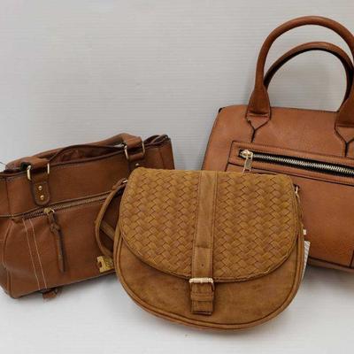 #4223 â€¢ 3 Assorted Purses: Style & Co , Deux Lux and Forever 21