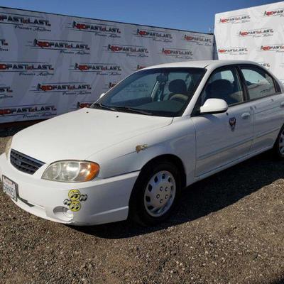 130: 2003 Kia Spectra, White, See Video! DEALER OR OUT OF STATE BUYER ONLY !!
DEALER OR OUT OF STATE BUYER ONLY!!  
RUNS GOOD WONT SET...