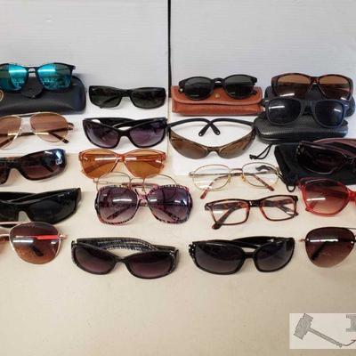 8513: Approx. 20 Pairs of Sunglasses including Ray-Bans & Steve Madden
Approx. 20 Pairs of Sunglasses including NonAuthenticated Ray-Bans...
