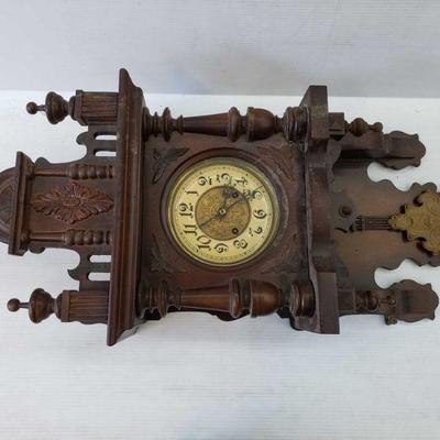 2125: Antique Wood Wall Clock
Measures approx. 8