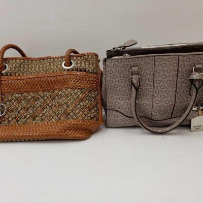 4258 â€¢ 2 Assorted Purses: Brands include Guess and Giani Bernini 