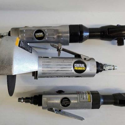 8053: Central Pneumatic Air Ratchets and High Speed Cutter
Central Pneumatic Air Ratchets (1/4" & 1/2" Drives) and High...