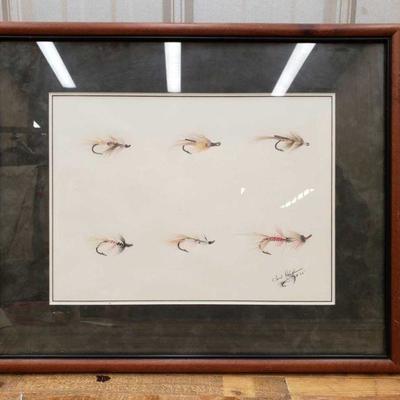 3714: Framed Fishing Lure Sketch
15x12in