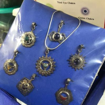 Third Eye Chakra Jewelry Set 