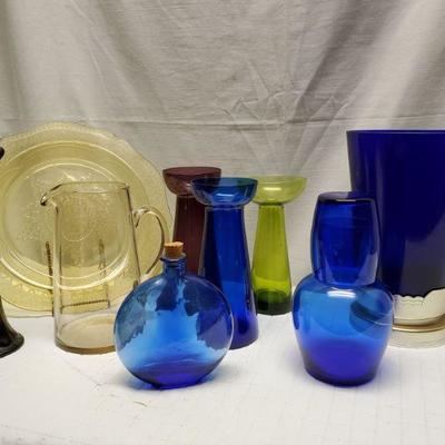 Colored Glass Collectibles
