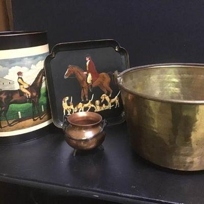 Brass Bucket & Metal Collectibles