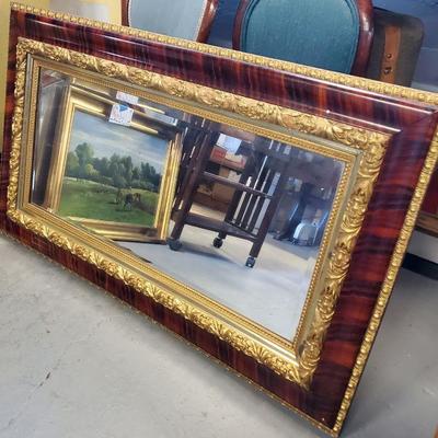 Large Gilded Wall Mirror