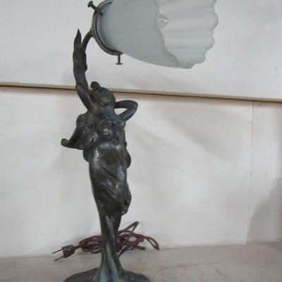 Art Nouveau Figural Lamp