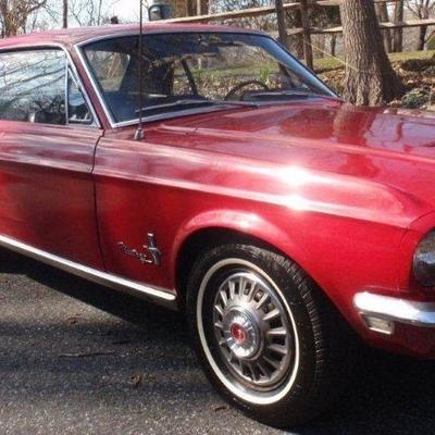 1968 Ford Mustang 302 with only 35k original miles - always Garage kept! Mustang will be available for viewing / inspection during the...