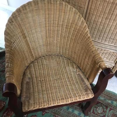 vintage cane chair