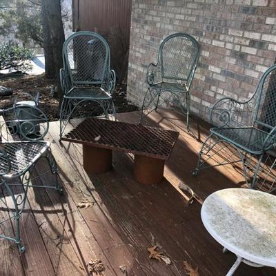 iron chairs