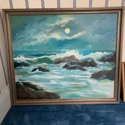 Large Ocean Painting