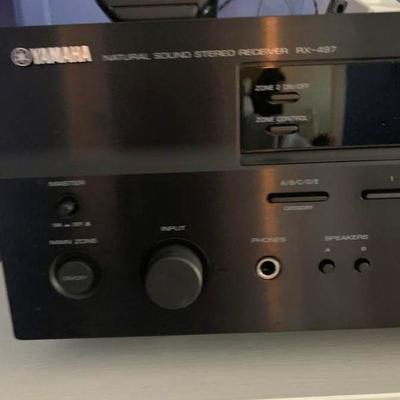 Yamaha Receiver, Sony Disc Player Speakers