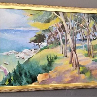 Large original painting by Listed Artist Baron Xavier de Callatey