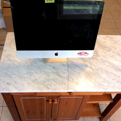 HFS030 Desk, Apple Monitor & Keyboard