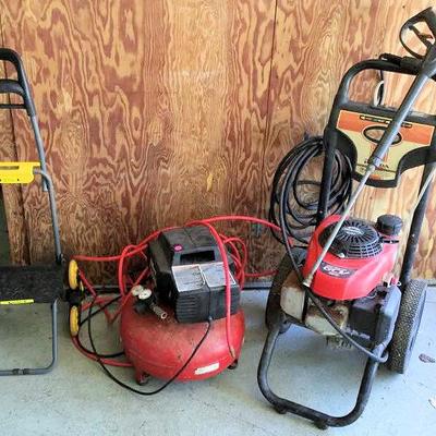 HFS014 Honda Power Washer, Air Compressor & Climb Cart