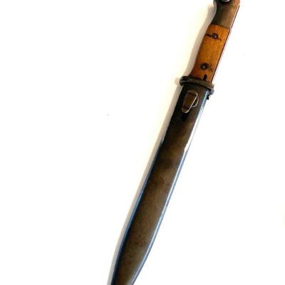 WWII GERMAN K98 BAYONET, S/245 MATCHING NUMBERS