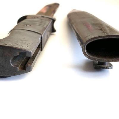 WWII GERMAN K98 MAUSER BAYONET WITH MATCHING SCABBARD