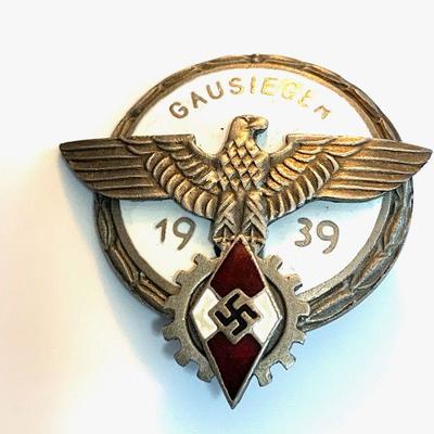 HITLER YOUTH DAF GAUSIEGER LEVEL 1939 NATIONAL TRADE
