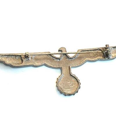 WWII GERMAN EAGLE HAT PIN