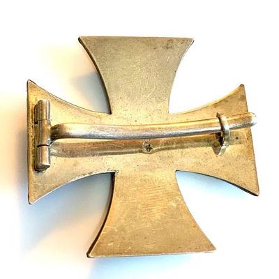 WWI SILVER MARKED 800 VAULTED 1914 IMPERIAL GERMAN IRON