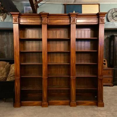 bookcase measures 8'2" X 7'10"